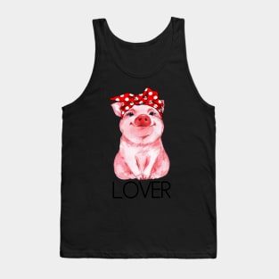 Pig Bandana. Tank Top